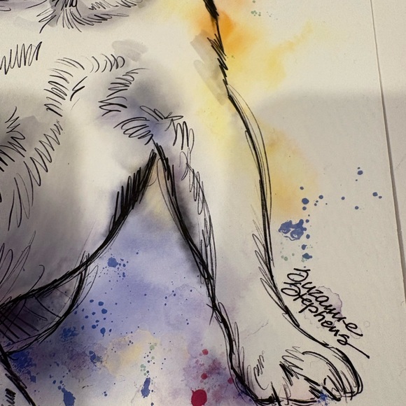 French Bulldog Art Print, original print, great condition, - Picture 4 of 6